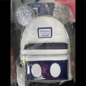 Disney 50th Anniversary Mickey Mouse Main Attraction Space Mountain Loungefly